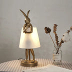 Rabbit Table Lamp – Dimmable LED Night Light in Modern Design for Kids' Room & Living Room with Soft Light for Kids' Rooms