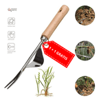 Precise weed remover with ergonomic handle for easy use