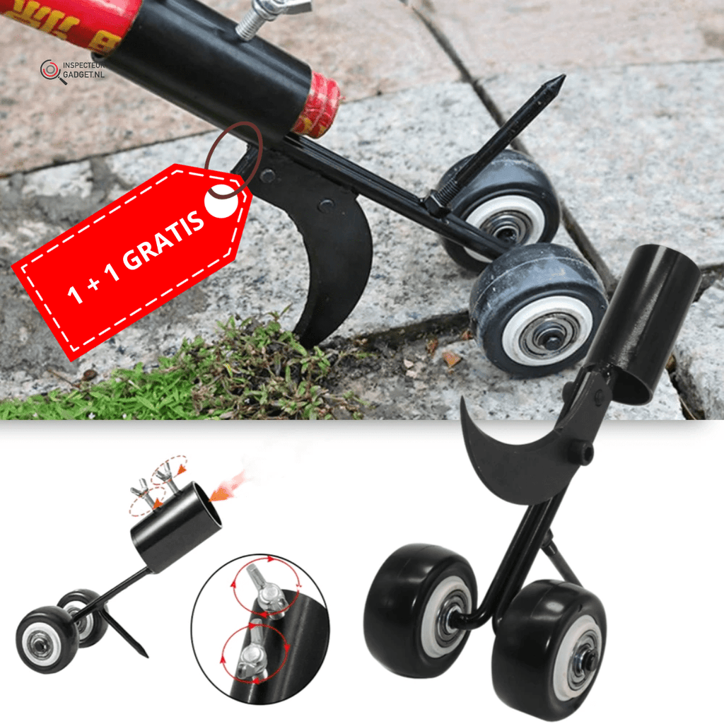 Back-friendly weed remover with ergonomic design