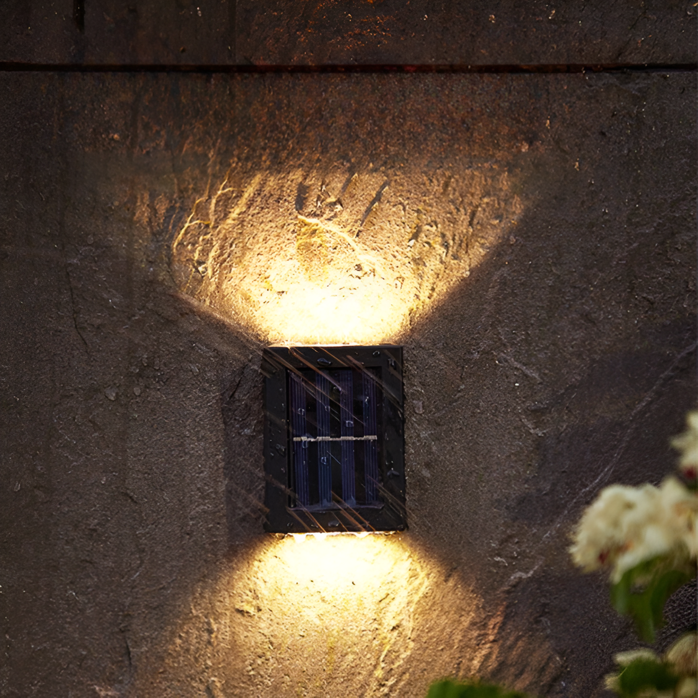 Solar Outdoor Lamp LED IP65 Waterproof Black