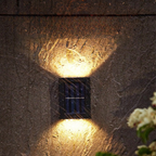 Solar-Powered LED Wall Lights | Weatherproof, Automatic Operation & Ideal for Garden and Driveway Illumination