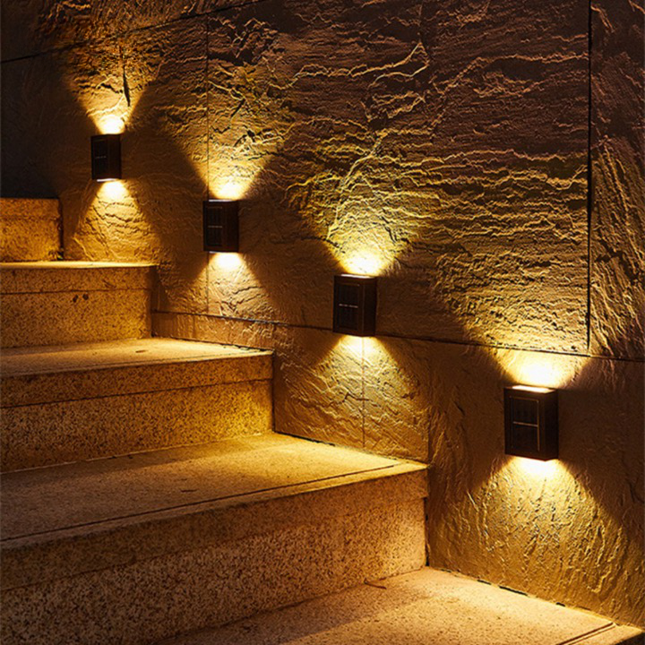 LED Solar Wall Light Deluxe | Wireless Outdoor Lighting