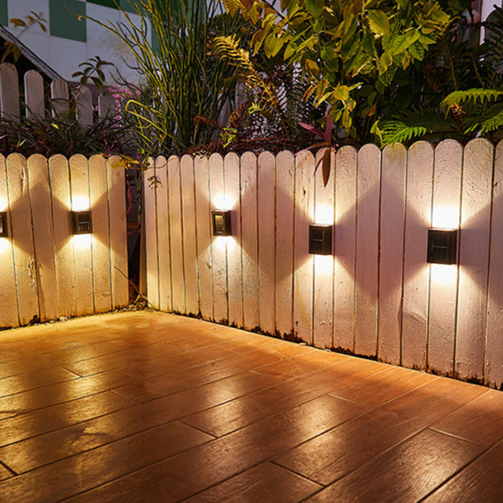 Wireless LED Solar Wall Lights Deluxe | Efficient and Cost-Saving Outdoor Lighting