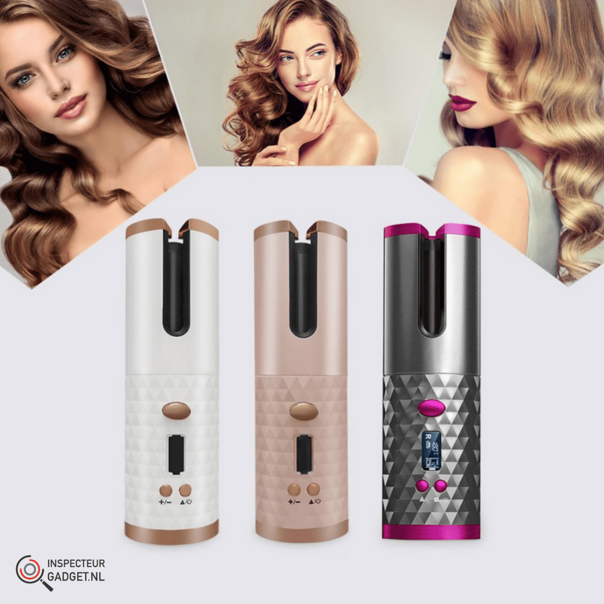 For shiny, long-lasting curls without a plug socket