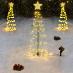 SolarGlow Christmas Tree – Wireless LED Outdoor Lighting powered by Solar Energy