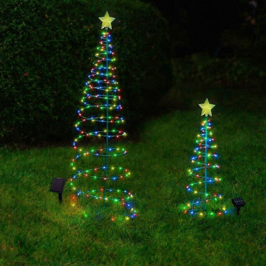 SolarGlow Christmas Tree – Wireless LED Outdoor Lighting powered by Solar Energy