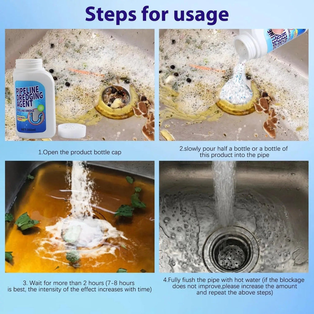 Powerful Drain Cleaner – Against Clogs & 99% of Germs