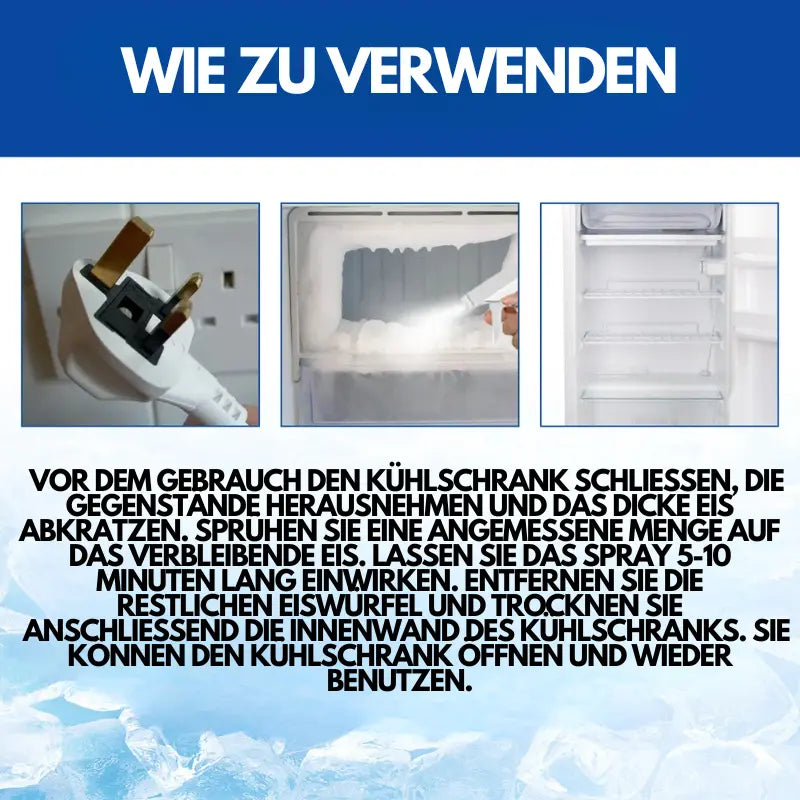 Powerful Refrigerator Defrost Spray