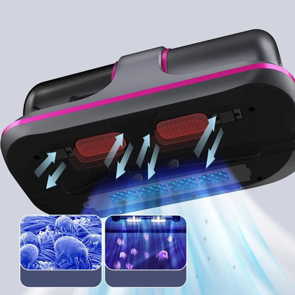 Powerful cordless vacuum cleaner for furniture and mattresses