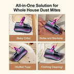 Powerful cordless vacuum cleaner for furniture and mattresses