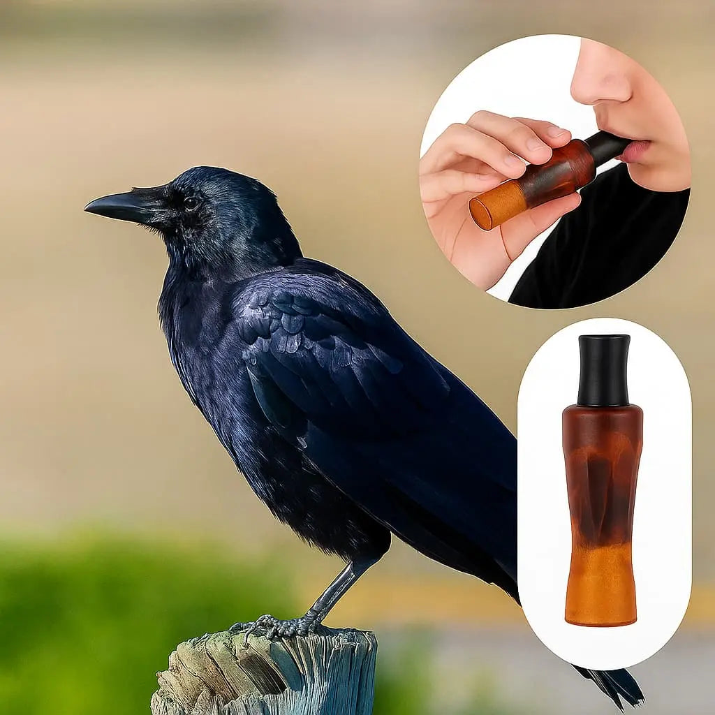 Crow Decoy Whistle for Hunting, Nature & Training – Realistic Sound from the Pocket