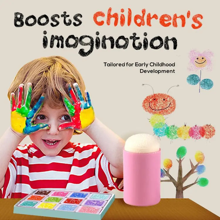 Creative Finger Painting Set – Promotes Imagination & Motor Skills