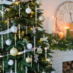 Crystal Icicle Pendant | Elegant Christmas Decoration for Windows