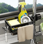 Kitchen organizer for faucet – space-saving & rust-free
