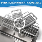 Kitchen organizer for faucet – space-saving & rust-free
