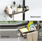 Kitchen organizer for faucet – space-saving & rust-free