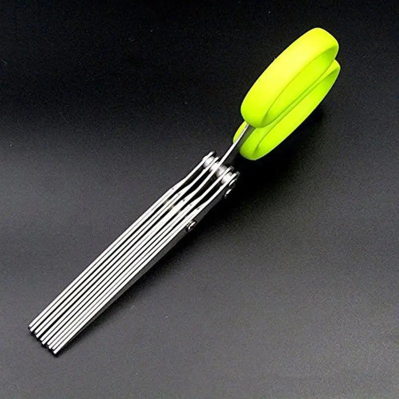 Kitchen scissors with 5 blades – Saves time & replaces tedious chopping