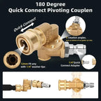 Cooler cleaning rod for car and motorhome – 4500 PSI