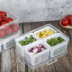 Refrigerator Storage Box – 4-in-1 Organizer for Food