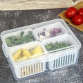 Refrigerator Storage Box – 4-in-1 Organizer for Food