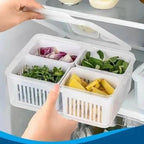 Refrigerator Storage Box – 4-in-1 Organizer for Food
