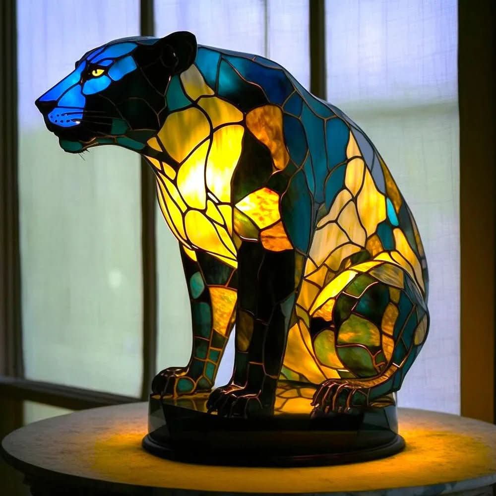 Artistic animal lamp for a stylish living atmosphere