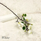 GraceBloom | Artificial Magnolia Branches – Realistic Silk Flower Stems for Home Décor