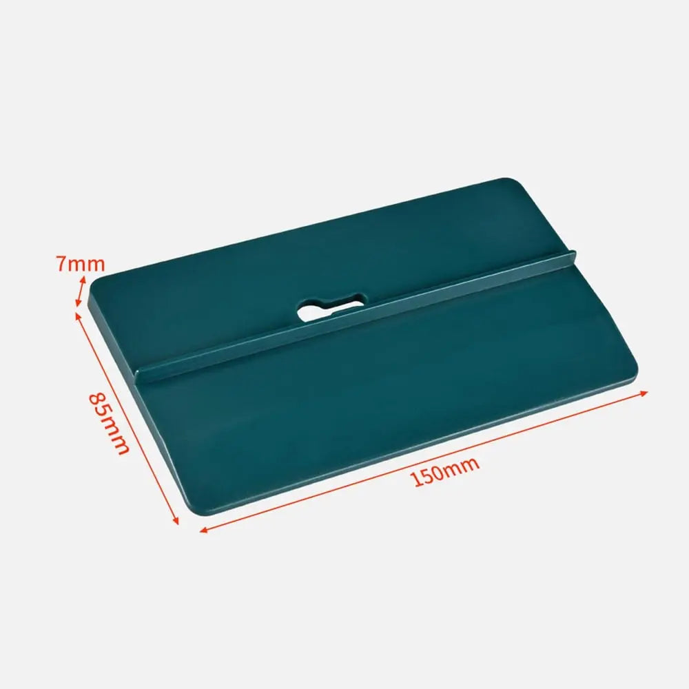 Plastic ceiling panel mounting plates for easy one-person installation
