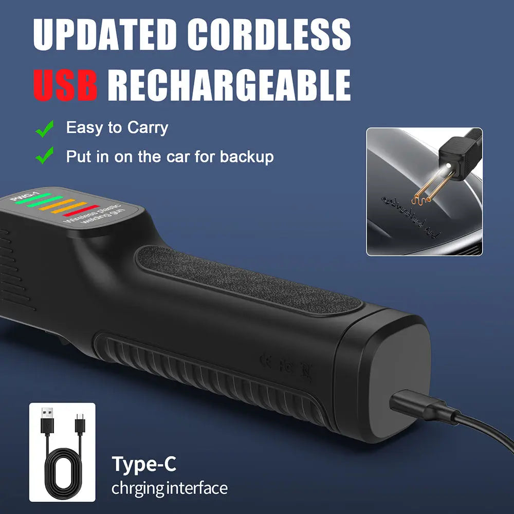 Plastic Welding Machine – Rechargeable with 200 Clips
