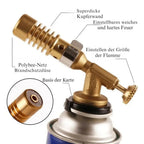 Copper Gas Burner Portable – Safe Ignition Thanks to Safety Lock