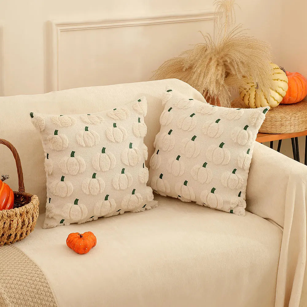 Pumpkin Pillow Cover | Halloween Pillowcases 18x18 inches