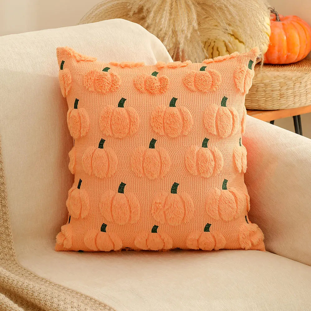 Pumpkin Pillow Cover | Halloween Pillowcases 18x18 inches