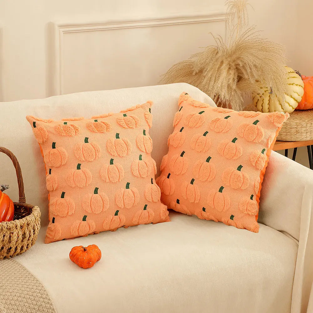 Pumpkin Pillow Cover | Halloween Pillowcases 18x18 inches