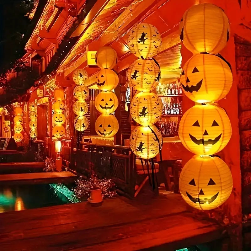 Pumpkin Paper Lantern | Halloween Decoration for Parties
