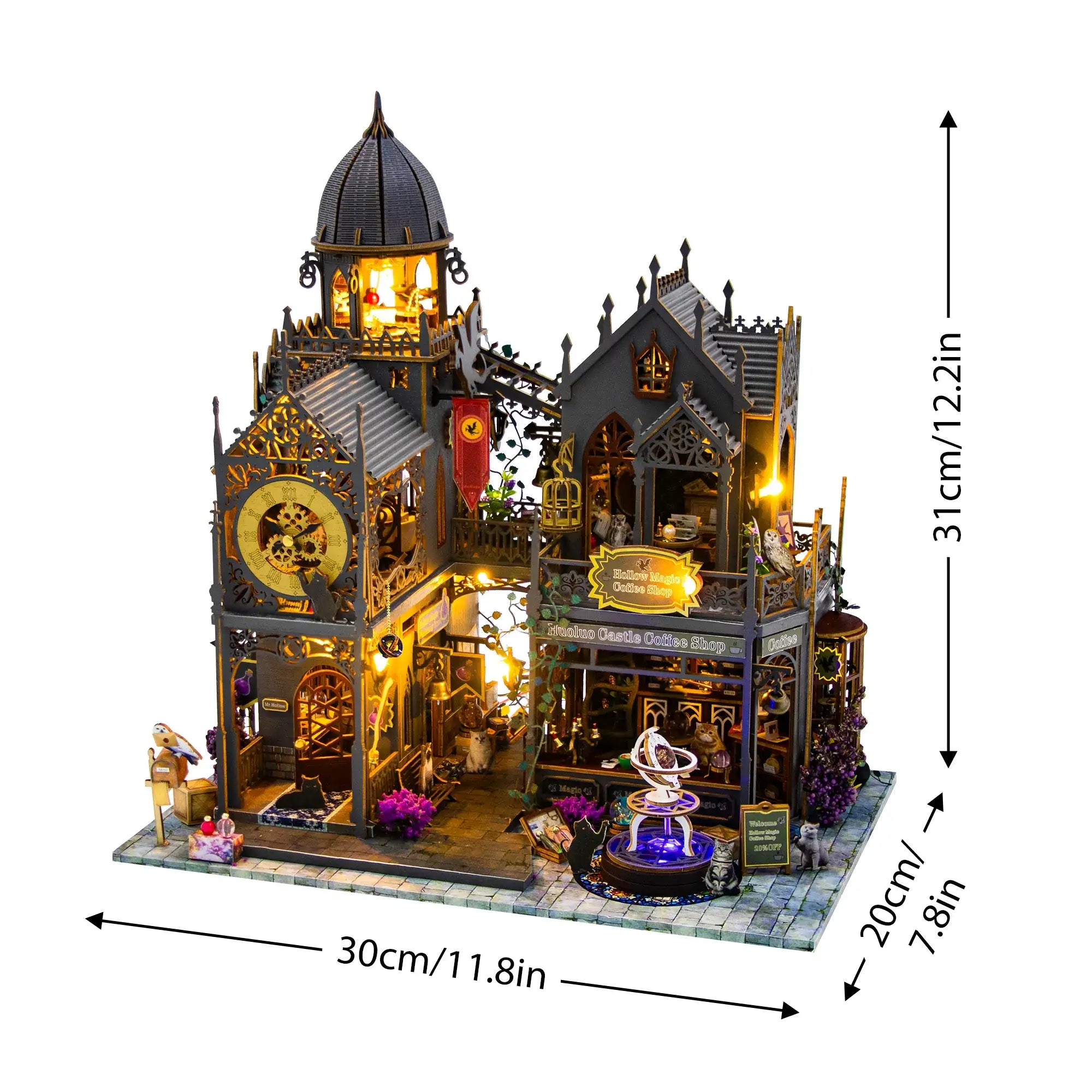 Hollow Magic Coffee Shop DIY Miniature Kit