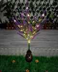 Solar lavender lights for romantic garden lighting