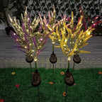 Solar lavender lights for romantic garden lighting