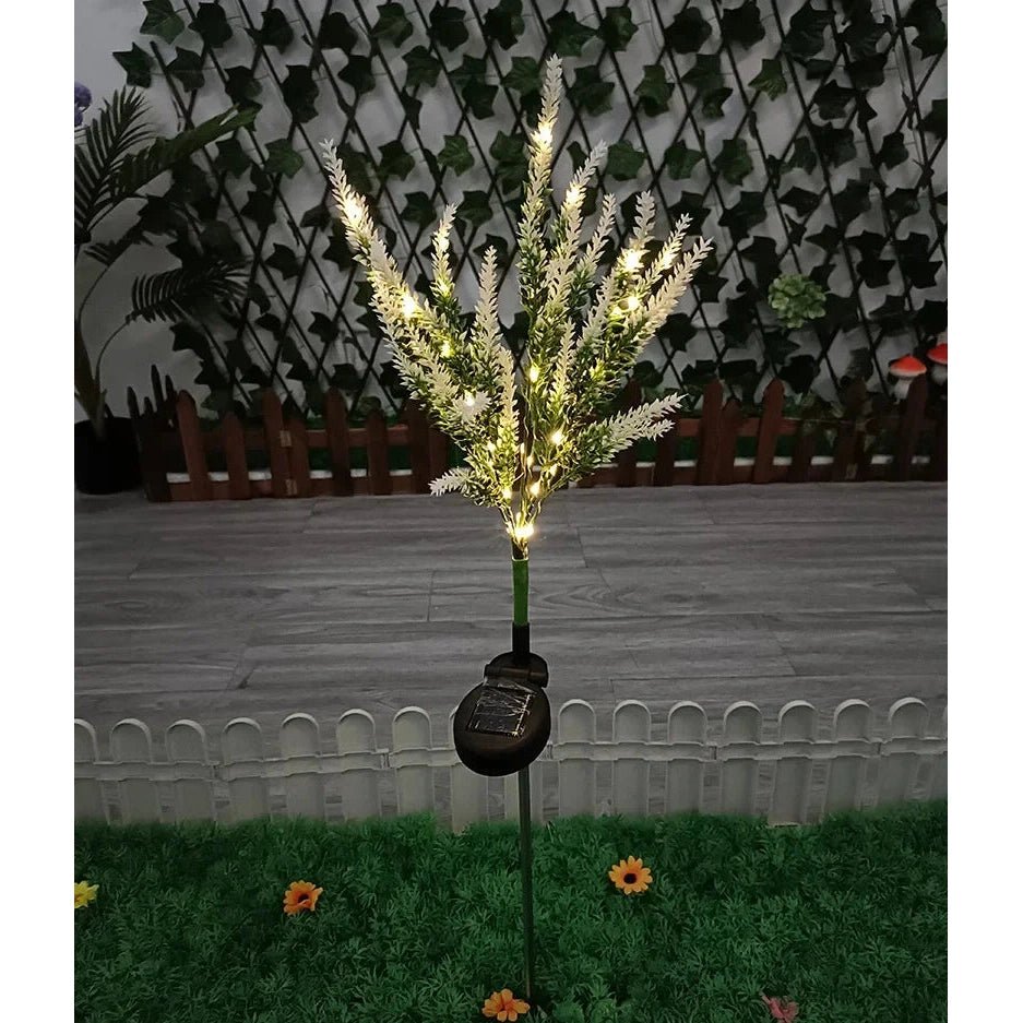 Solar lavender lights for romantic garden lighting
