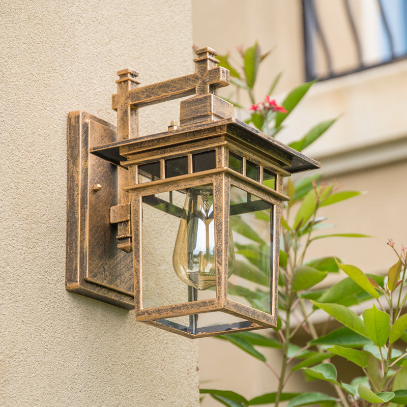 Elegant Outdoor Wall Light Alessio Black