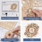 Zodiac Wall Clock and Calendar