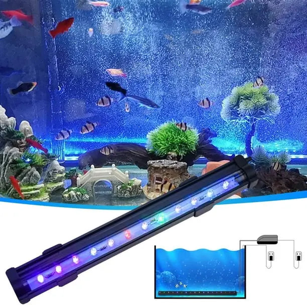 LED Aquarium Air Bubble with Color Change Lighting