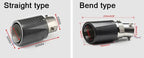 LED exhaust pipe tip – carbon fiber with heat resistant flame effect
