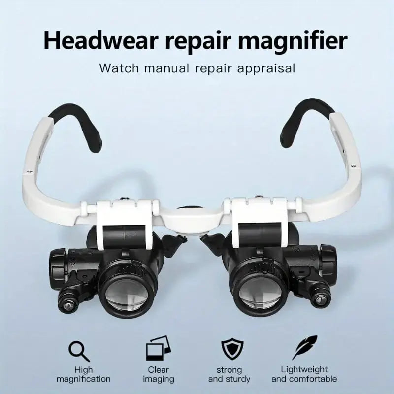 LED magnifying glass – Hands-free precision with adjustable zoom