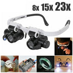 LED magnifying glass – Hands-free precision with adjustable zoom