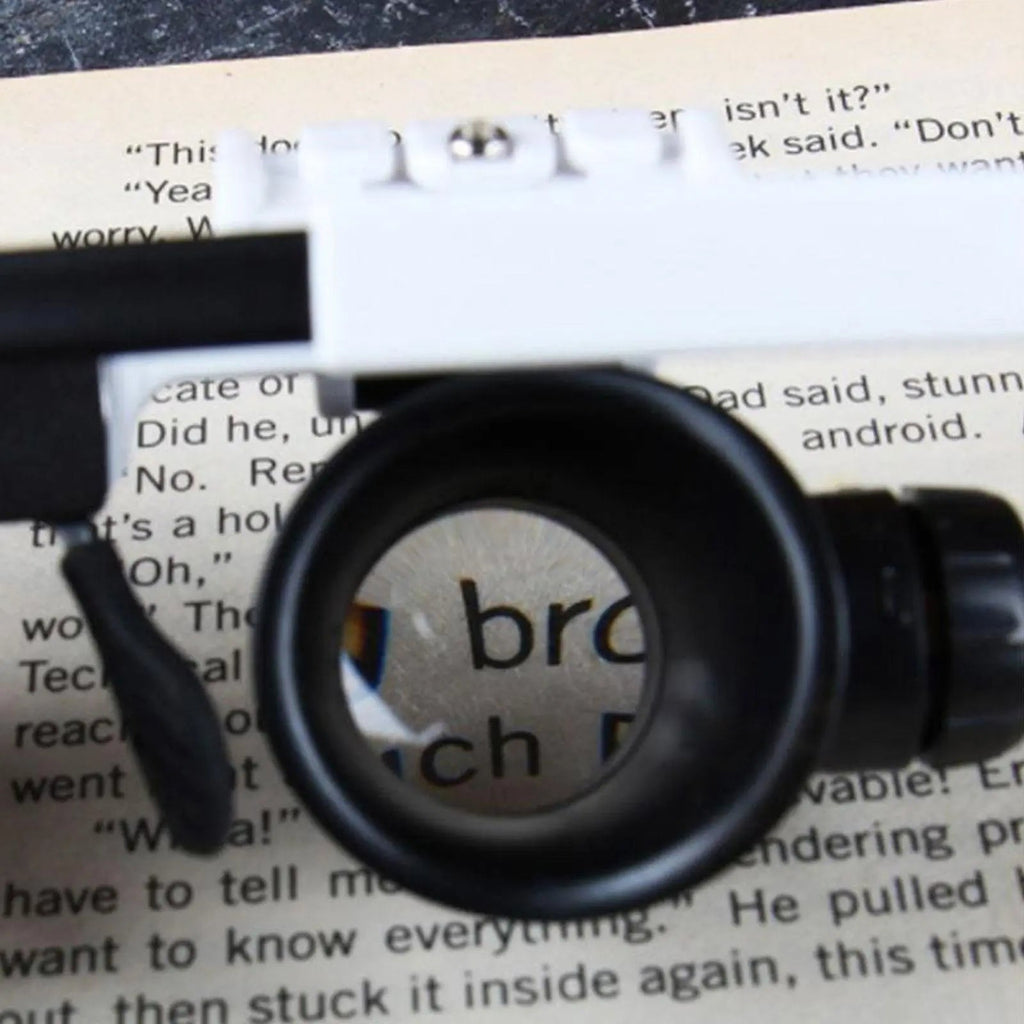 LED magnifying glass – Hands-free precision with adjustable zoom