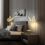 LED Butterfly Hanging Lamp - Modern Design for Children's Room