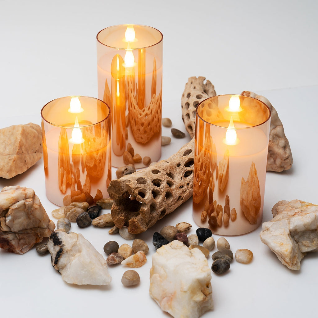 LuxeLumen LED Candle Set | Elegant LED candles with remote control for atmospheric ambiance