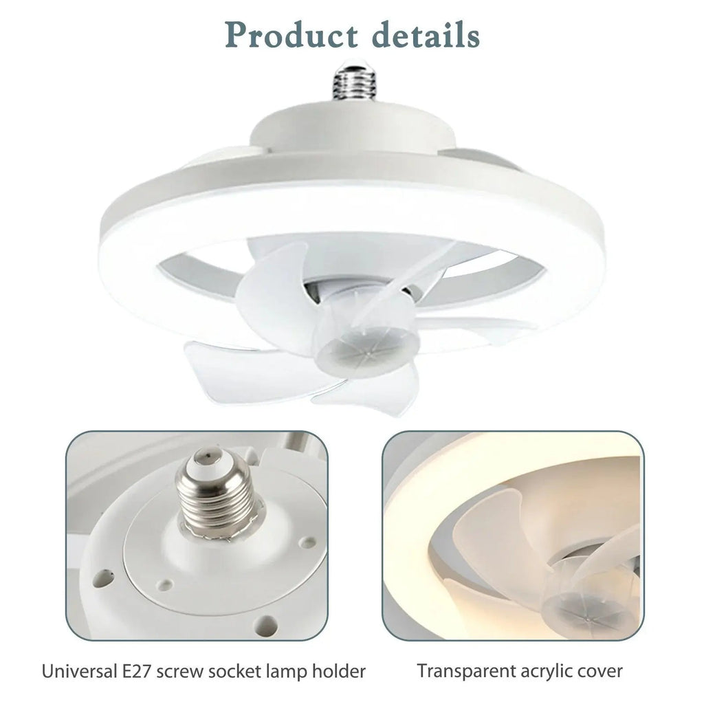 LED ceiling fan with remote control – Quiet & Stylish Cooling