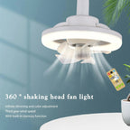 LED ceiling fan with remote control – Quiet & Stylish Cooling