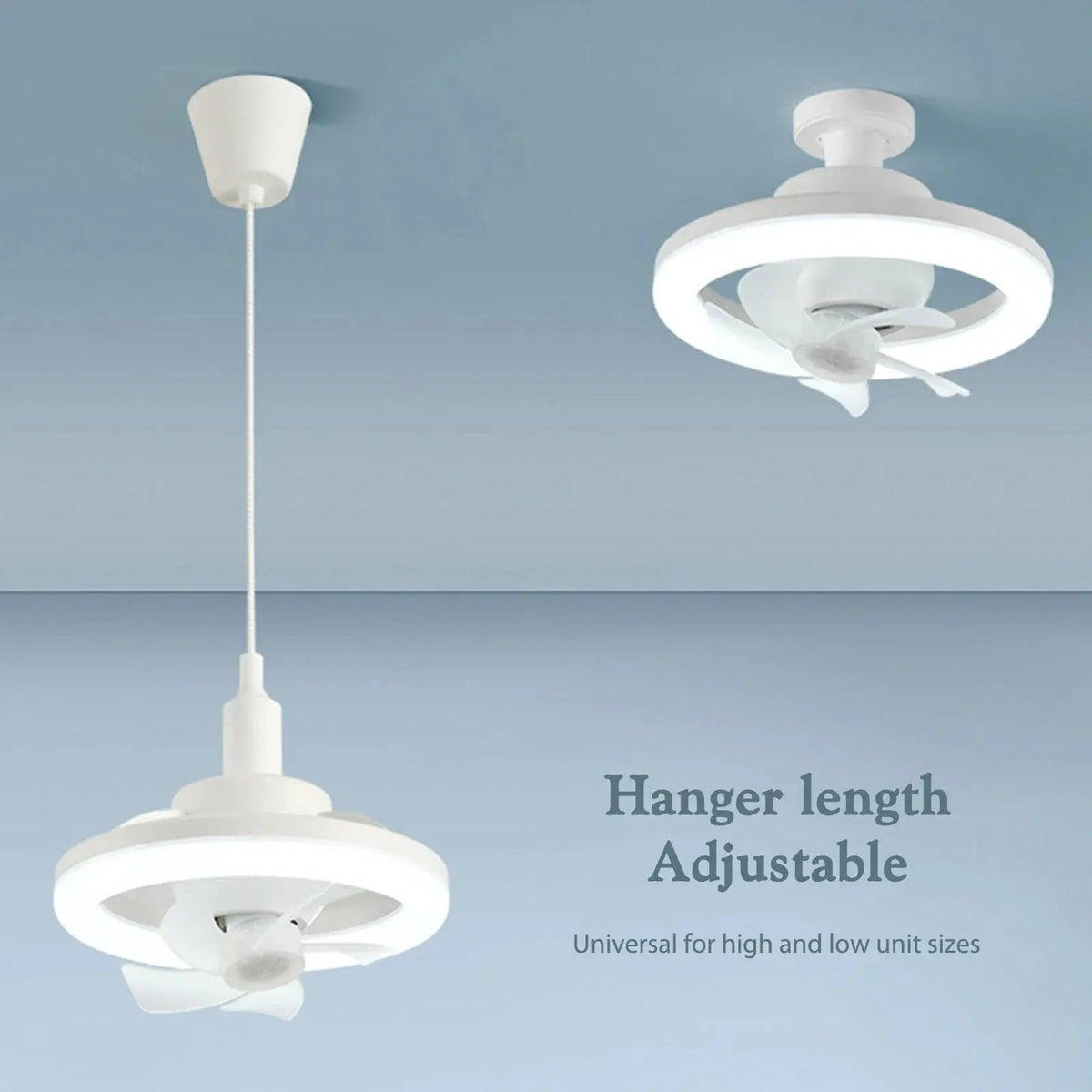 LED ceiling fan with remote control – Quiet & Stylish Cooling